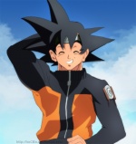 Goku in naruto by hoCbo